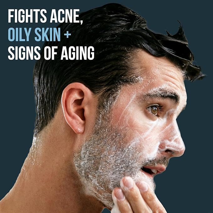 Premium Daily Power Scrub | 8 oz | Exfoliating Mens Face Wash | Deep Cleans + Prevents Breakouts | Face Wash Men's | Natural Ingredients | Made in USA-FemmiqueWomen