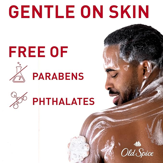 Old Spice Body Wash GentleMan’s Super Hydration for Men, 24/7 Renewing Moisture, Gentle on Skin with Skin Conditioners, Vanilla + Shea Butter Scent, 20 oz-FemmiqueWomen