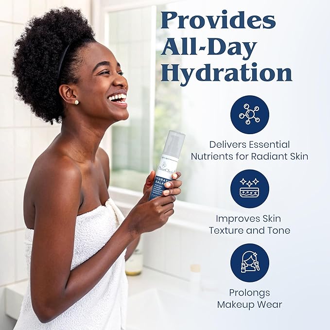 Clear Choice Hydrating Balance Facial Mist 6.7oz β Rejuvenating Spray for All Skin Types, Tightens Pores, Prolongs Makeup, Restores pH Balance-FemmiqueWomen