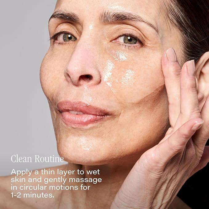 SKINN Daily Morning Face Wash, Green Tea + Mint Cleanser, 4oz - Gentle Exfoliating Facial Cleanser for All Skin Types - Formulated with Antioxidant & Botanical Oils & Salicylic Acid-FemmiqueWomen