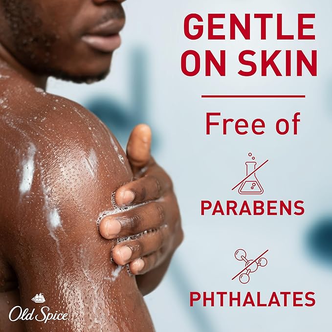 Old Spice Body Wash GentleMan’s Super Hydration for Men, 24/7 Renewing Moisture, Gentle on Skin with Skin Conditioners, Deep Sea with Ocean Waves + Kelp Scent, 20 oz-FemmiqueWomen