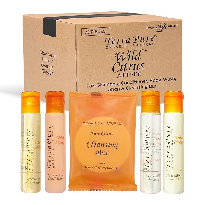 Terra Pure Wild Citrus | 1 oz. Liquids and 1 oz. Bar Soaps | 1-Shoppe All-In-Kit-FemmiqueWomen