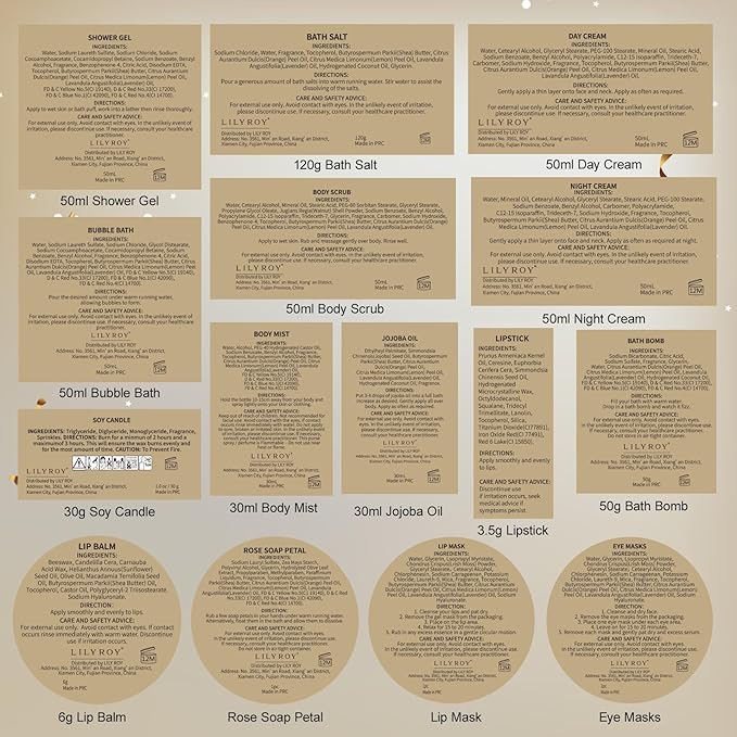 24Pcs Happy Birthday Gifts for Women Mom - Luxury Birthday Presents Spa Gift Set, Bath and Body Gift for Sister Girlfriend Wife Grandma with Necklace, Birthday Gift Set Idea for Women Female Friends-FemmiqueWomen