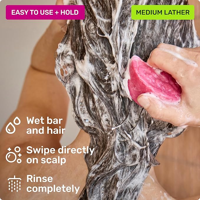 Ethique Repairing Shampoo Bar for dry, damaged hair with Rice Protein - Plastic-Free, Vegan, Cruelty-Free, 3.88 oz - Formerly Sorbet-FemmiqueWomen