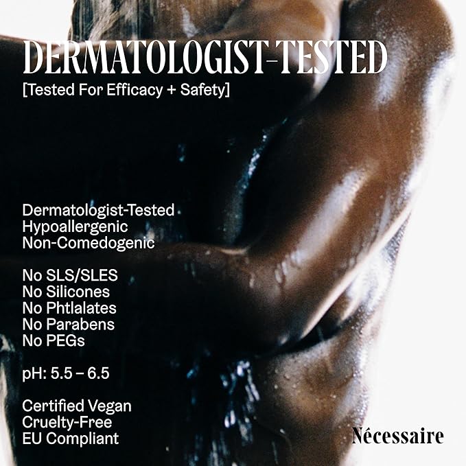 Nécessaire Eucalyptus Body Wash with Pump | Multi-Oil Nourishing Cleanse For Women + Men | Gel Cleanser | Dermatologist-Tested. Hypoallergenic | No SLS/SLES (500 ml / 16.9 fl. oz.)-FemmiqueWomen