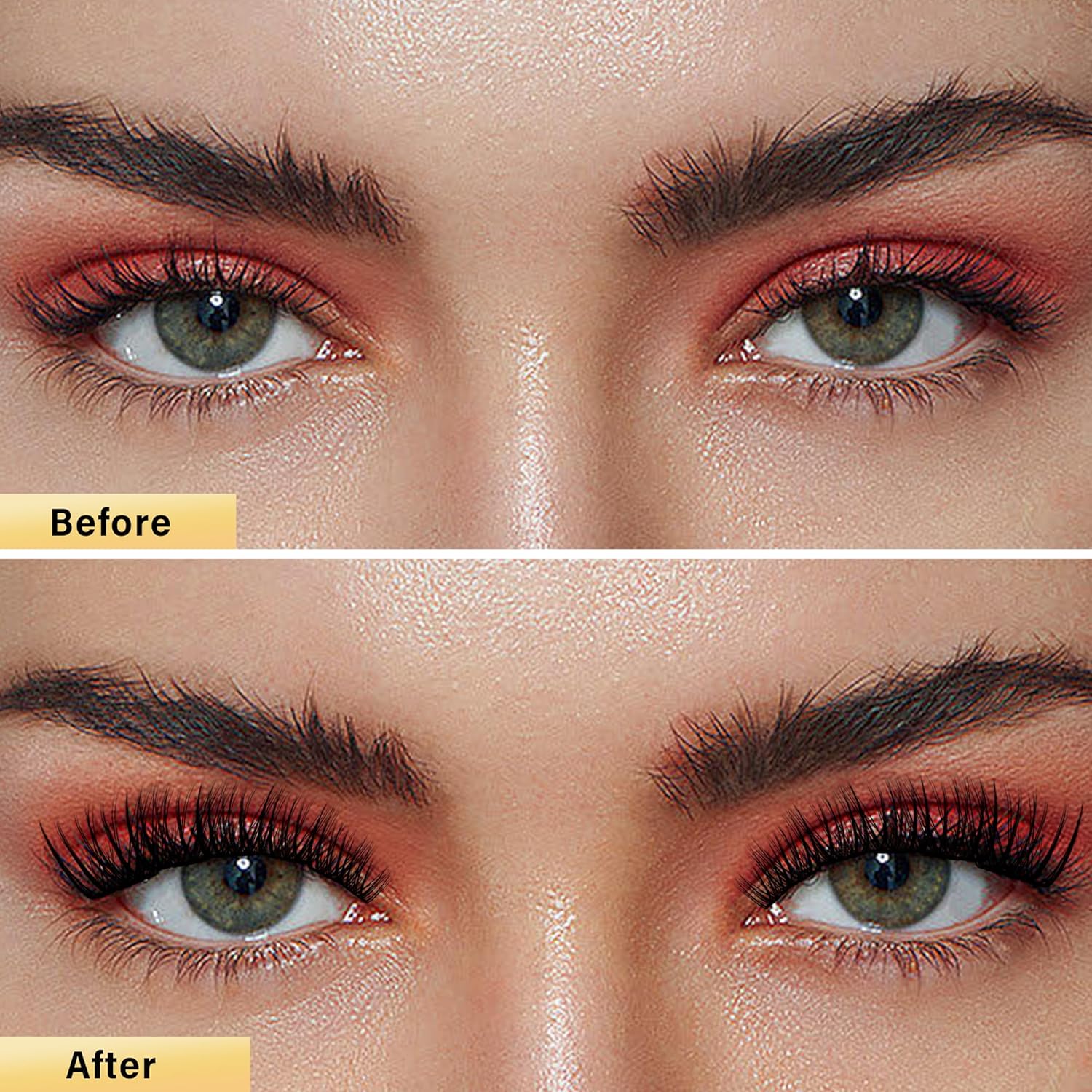 Lash Clusters 8-16mm, False Eyelashes 132pcs, Cluster Eyelash Extensions Matte Black Soft, Diy Lash Extensions D Curl Natural Lash Clusters Faux Mink Lashes Wispy๏ผBreeze,132pcs,0.07,D,8-16MIX)-FemmiqueWomen