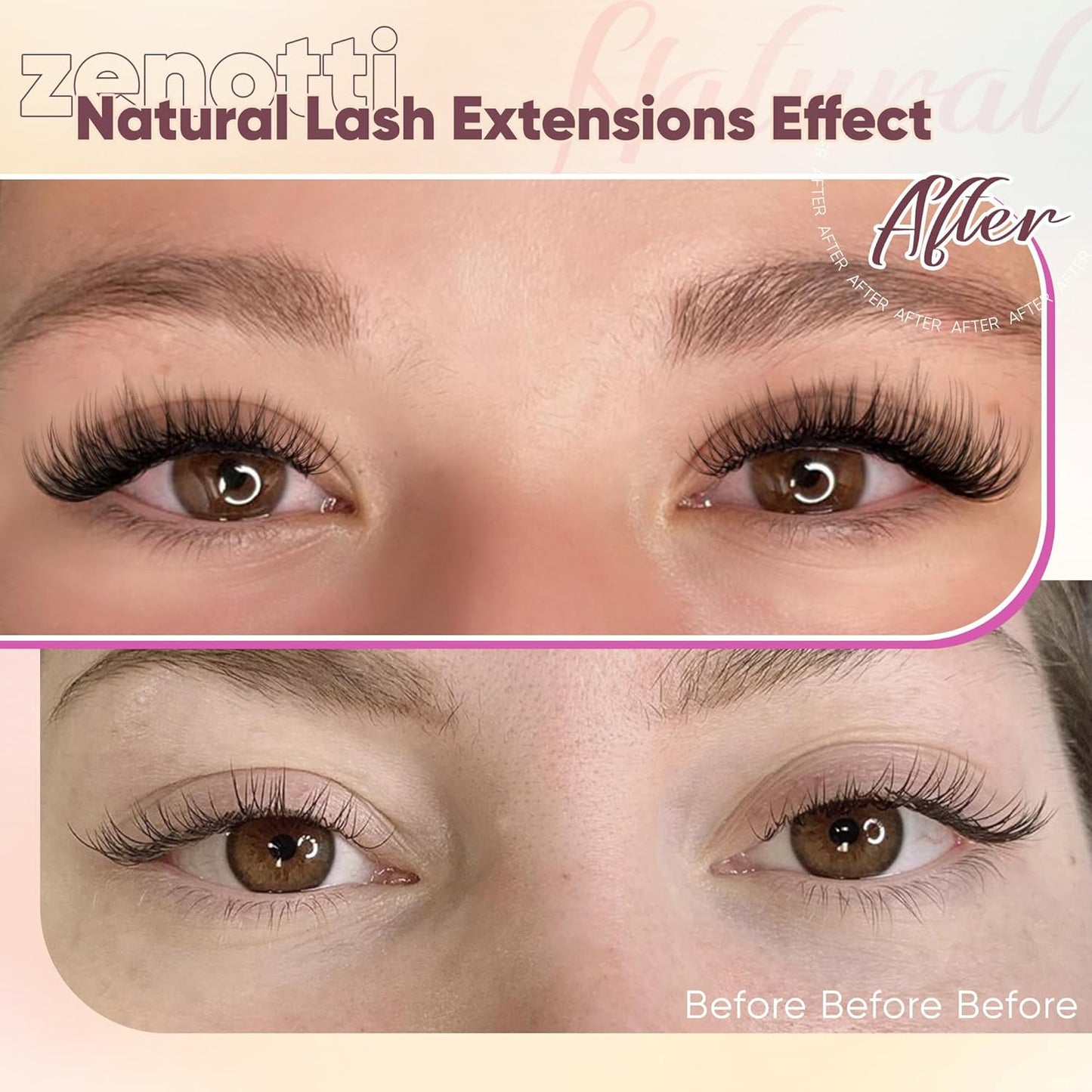 Lash Clusters Natural Look Cluster Eyelash Extensions Wispy Lashes Extensions 8-16mm DIY Individual Lashes 180PCS Thin Band Eyelashes Cluster by zenotti-FemmiqueWomen