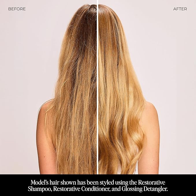 LolaVie Restorative Shampoo - 8.5 oz - Repairs Look of Damage, Protects from Breakage, Reduces Frizz for 12x Softer, Smoother Hair - Gentle, Color Safe - All Hair Types-FemmiqueWomen