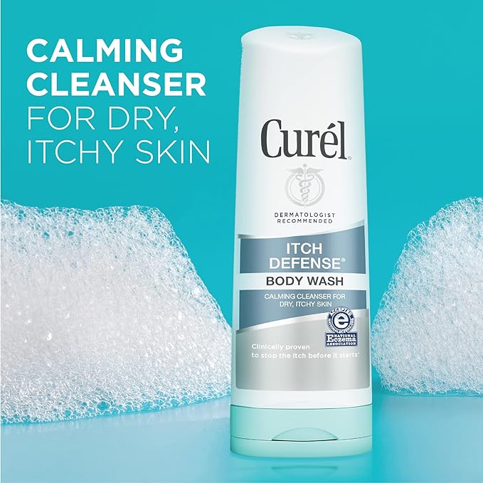 Curel Hydra Therapy Itch Defense Moisturizer and Body Wash Set, Wet Skin Lotion + Curel Itch Defense Calming Daily Cleanser, Body Wash, for Dry, Itchy Skin, 12 oz & 10 oz, Pack of 2-FemmiqueWomen
