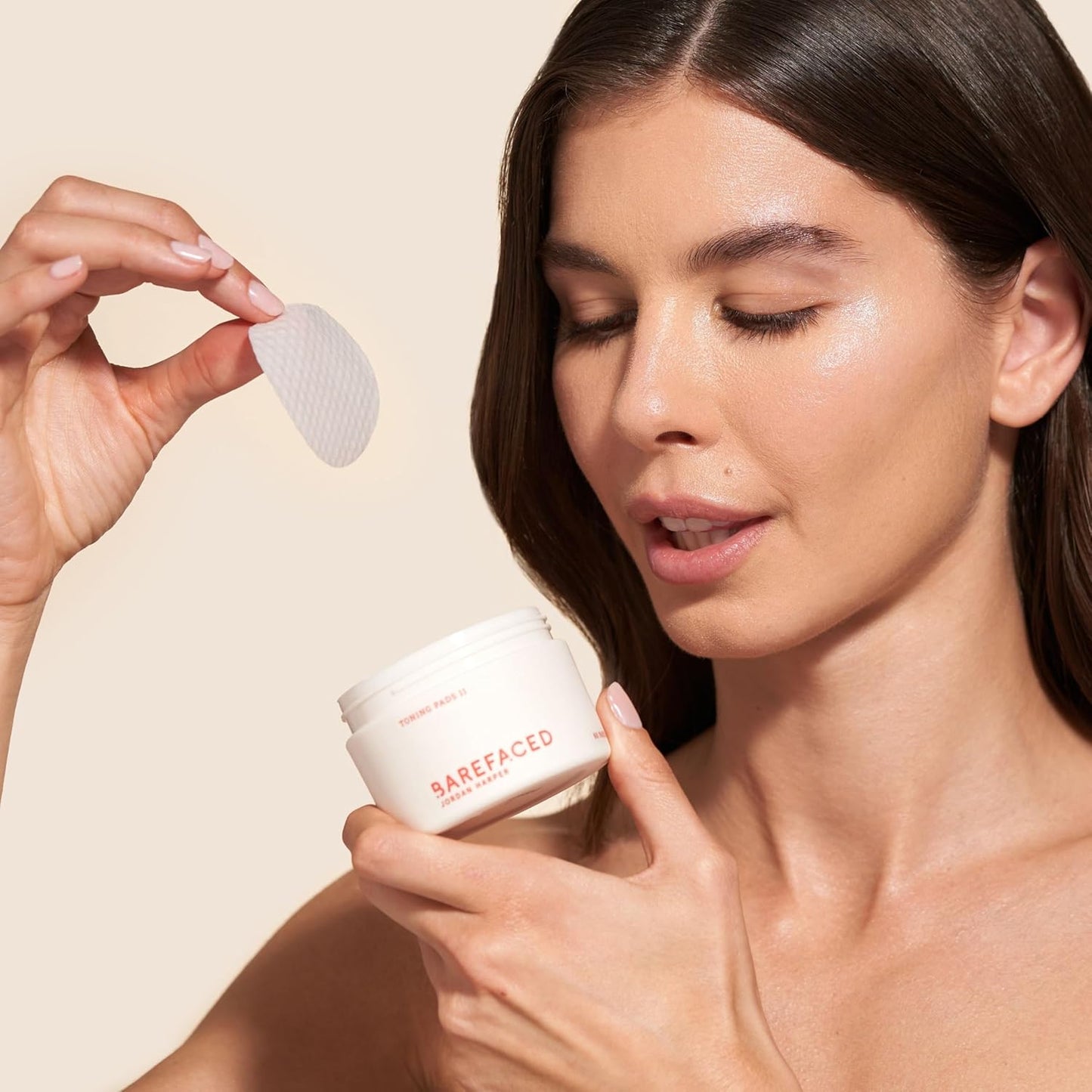 Barefaced Toning Pads II (60 Count) Exfoliating and Resurfacing Face Pads w/ 5% Glycolic Acid & Salicylic Acid, Helps with Brightening & Cleansing Skin, Clears Pores, Reduces Fine Lines and Wrinkles-FemmiqueWomen