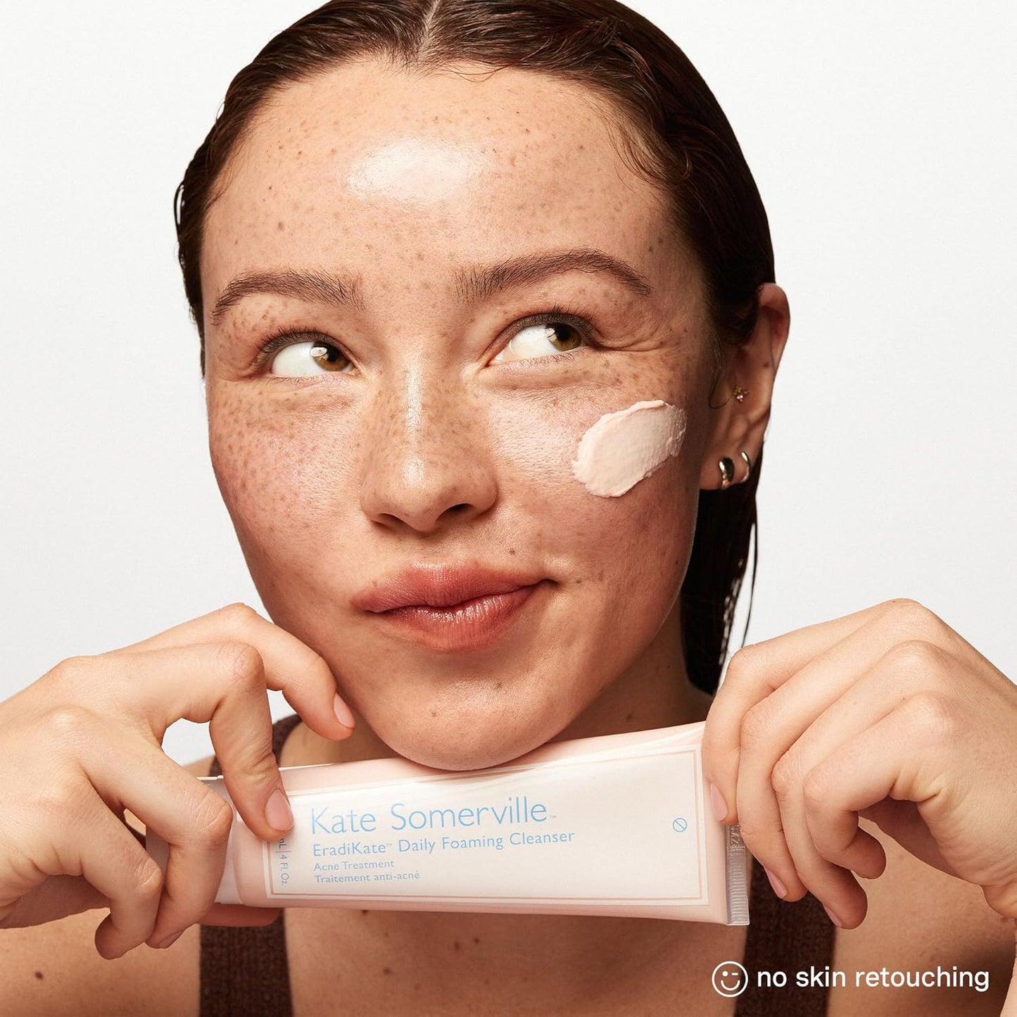 Kate Somerville EradiKate 3% Sulfur Daily Foaming Cleanser Acne Treatment – Clinically Formulated Medicated Face Wash Balances Skin & Cleans Pores, 4 Fl Oz-FemmiqueWomen