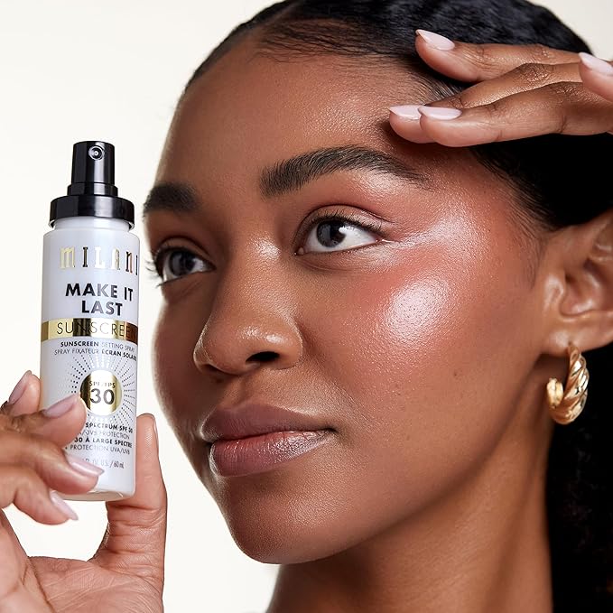Milani Make It Last Sunscreen - Sunscreen Setting Spray with SPF 30 - Makeup Primer and Setting Spray with SPF30 Sunscreen, Long Lasting Makeup Finishing Spray - 2 Pack-FemmiqueWomen