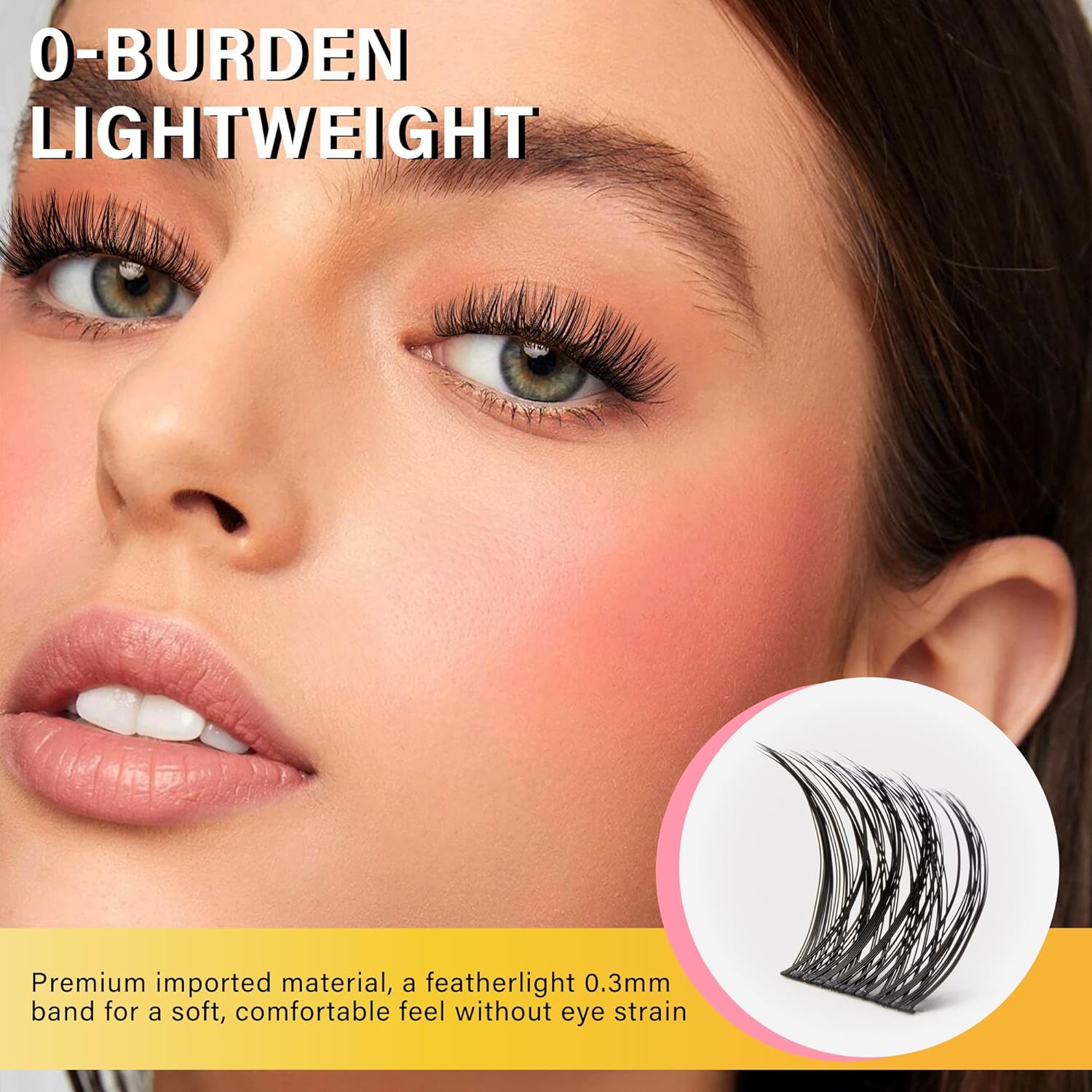 Lash Clusters 8-16mm, False Eyelashes 108pcs, Cluster Eyelash Extensions Matte Black Soft, Diy Lash Extensions D Curl Natural Lash Clusters Faux Mink Lashes Wispy๏ผDewy,108pcs,0.07,D,8-16MIX)-FemmiqueWomen