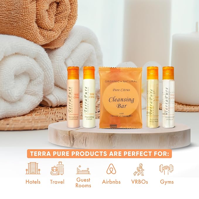 Terra Pure Wild Citrus | 1 oz. Liquids and 1 oz. Bar Soaps | 1-Shoppe All-In-Kit-FemmiqueWomen