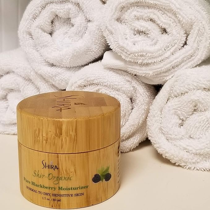 Shir-Organic Pure Blackberry Moisturizer Helps Fight Against Free Radicals Smooth Even Texture Regenerates the Skin for Normal to Dry & Sensitive Skin Type(50ml)-FemmiqueWomen