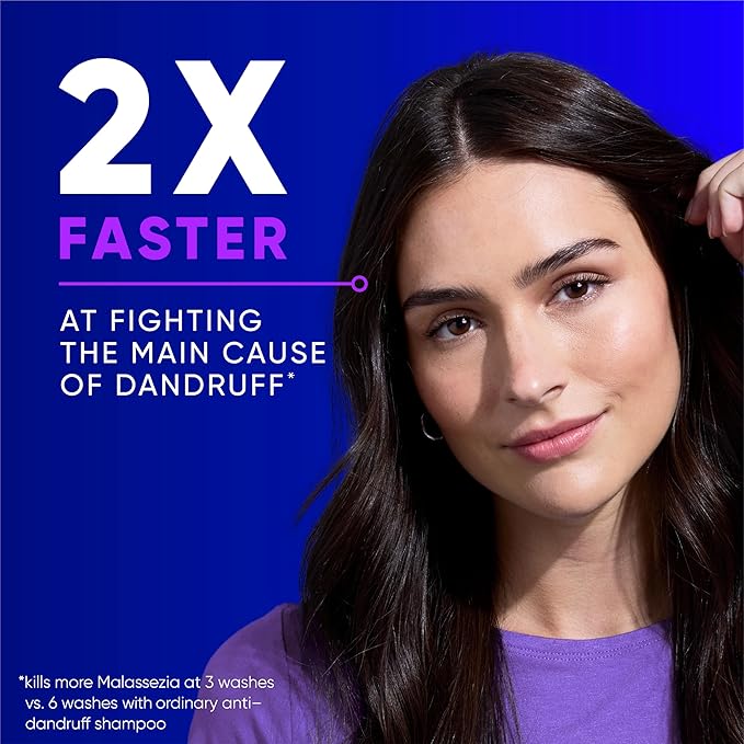 Head & Shoulders Clinical Dandruff Shampoo Twin Pack, Prescription Strength, Oil & Flake Control, Seborrheic Dermatitis Relief, Citrus, 13.5 Fl Oz Each (Set of 2)-FemmiqueWomen