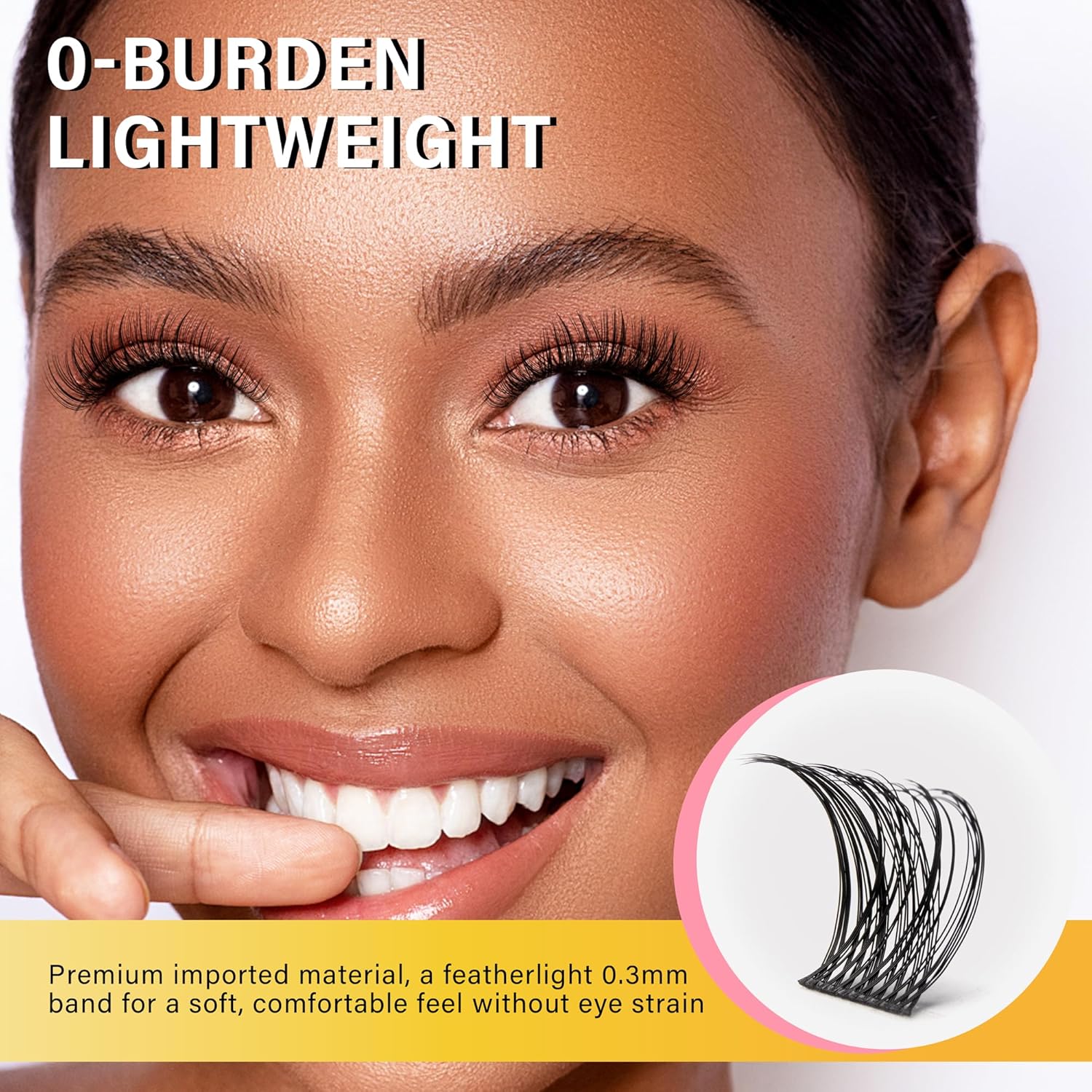 Lash Clusters 8-16mm, False Eyelashes 96pcs, Cluster Eyelash Extensions Matte Black Soft, Diy Lash Extensions D Curl Natural Lash Clusters Faux Mink Lashes Wispy๏ผTide,96pcs,0.07,D,8-16MIX)-FemmiqueWomen