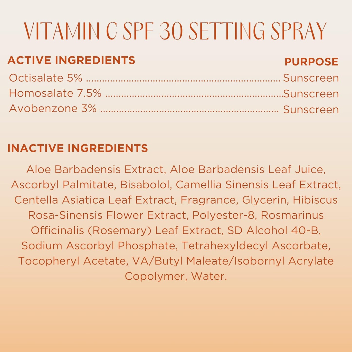 InstaNatural Skin Care Vitamin C SPF 30 Broad Spectrum Sunscreen Make Up Setting Spray, Brightens & Hydrates, UVA, UVB Sun Protection Sunblock, with Aloe Vera & Botanicals, Pump Bottle, 2 Fl Oz-FemmiqueWomen