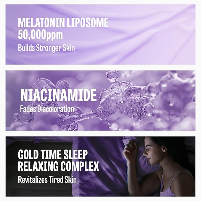 Time Return Melatonin Cream | Face Brightening Cream & Face Moisturizer for Dry Skin | Relaxing Face Cream for Women & Men | Melatonin Face Cream for Resilient Skin, 0.88 oz-FemmiqueWomen