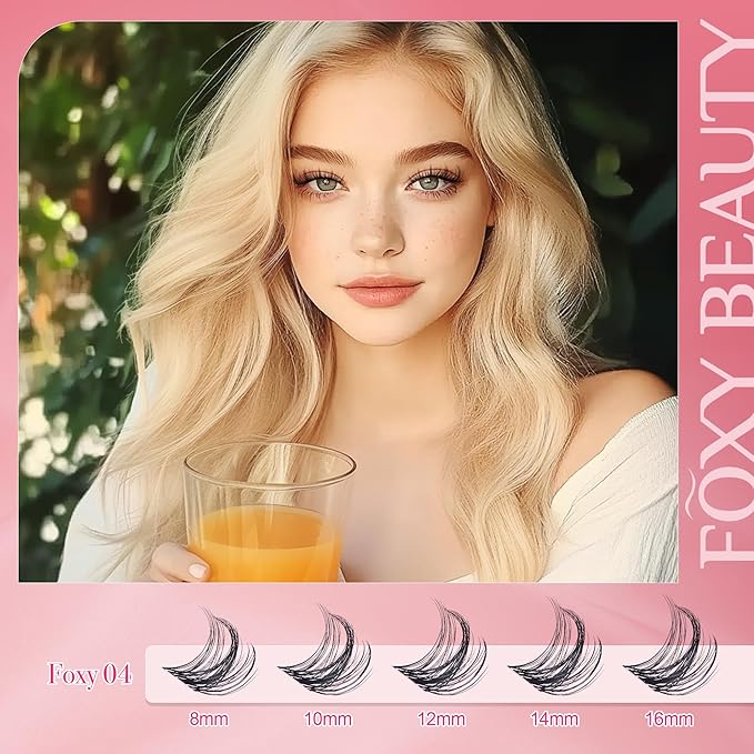 Lash Clusters - Lash Clusters Kit Mix Manga Lases 360pcs Eyelash Clusters Spiky Lases Clusters DIY at Home No Glue Included-FemmiqueWomen