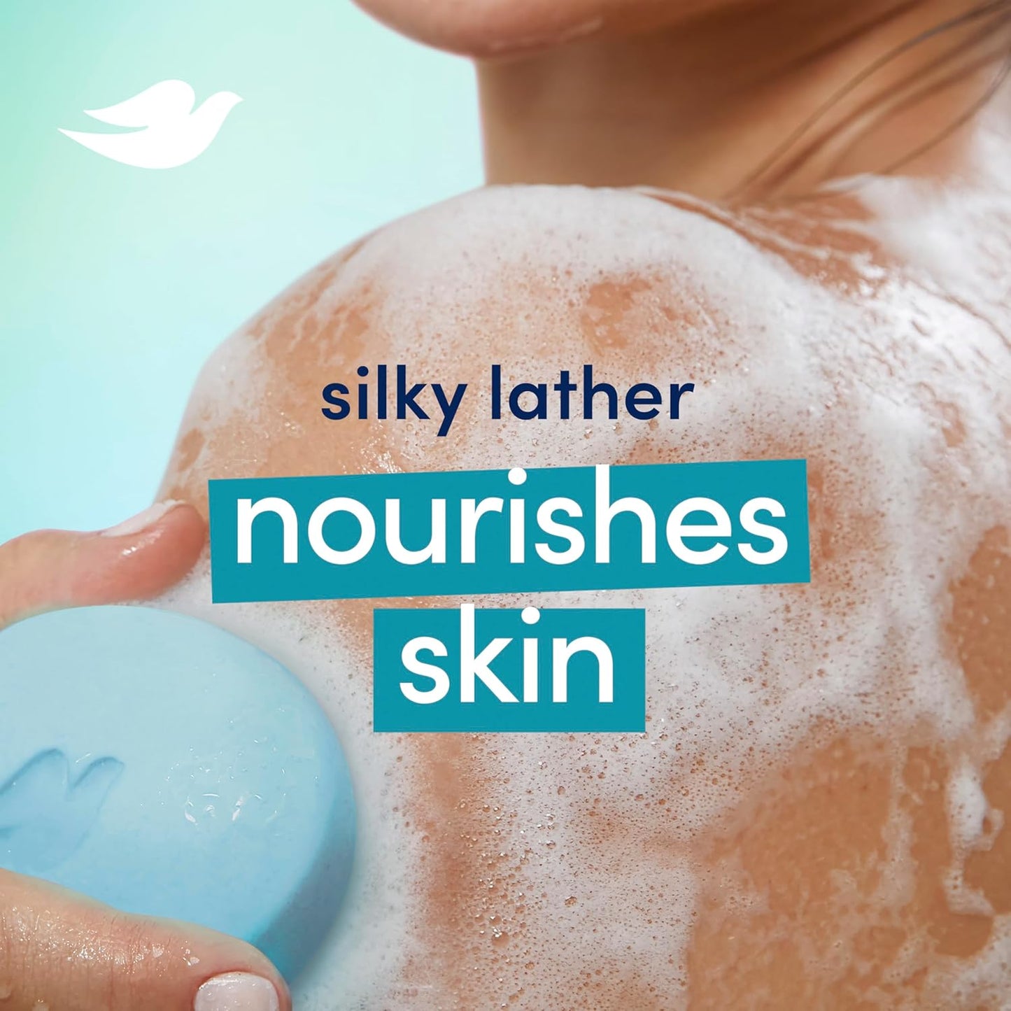 Dove Beauty Bar 6 Pack Hydrating with Glacial water & Avocado oil Cleanses & Hydrates 3.75 Oz-FemmiqueWomen