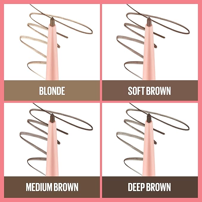 Maybelline Total Temptation Eyebrow Definer Pencil, Soft Brown, 1 Count