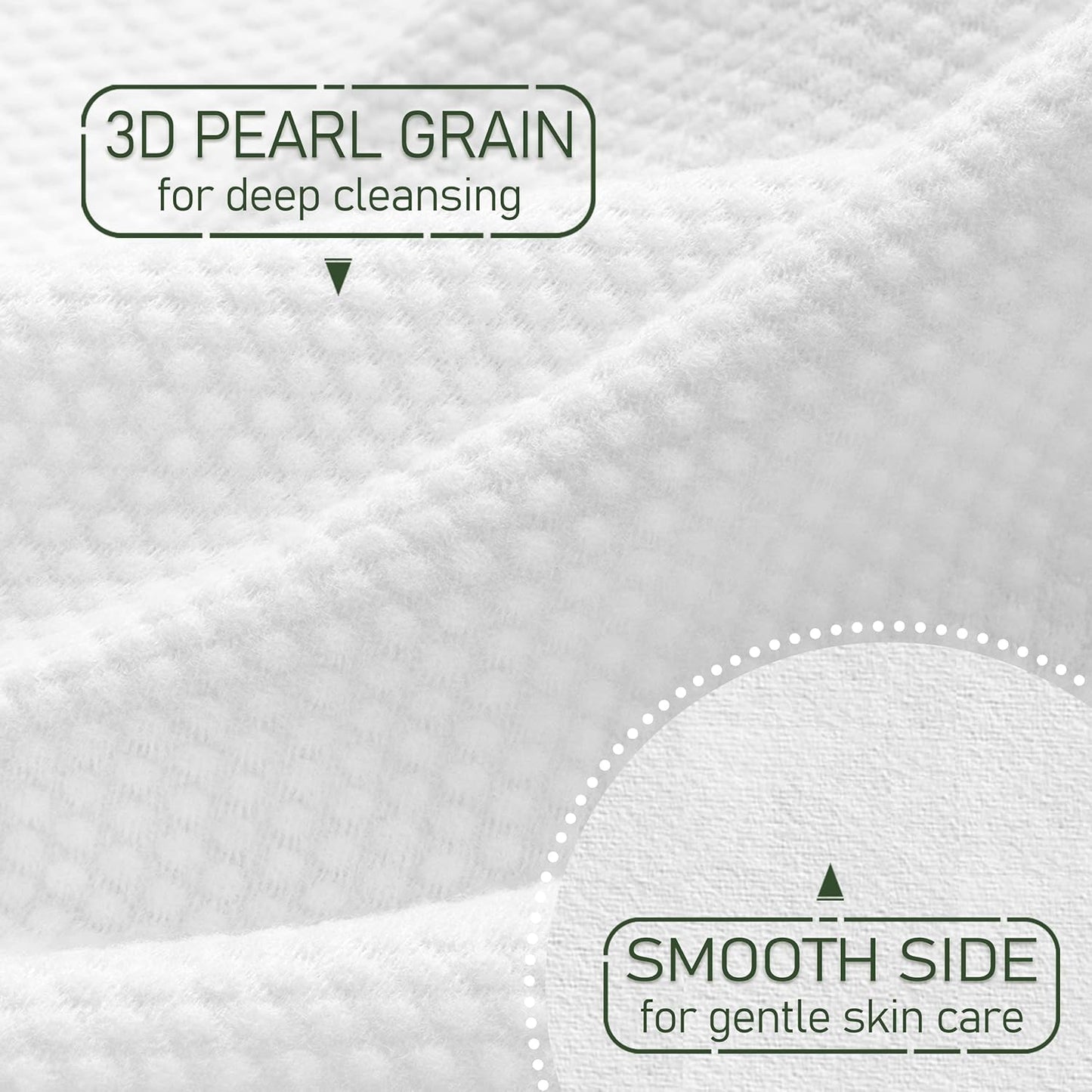 Bamboo Viscose Disposable Face Towel Biodegradable Large Dry Face Wipes 60 Count Extra Thick Soft Clean Facial Towels for Sensitive Skin, Makeup Removing, Facial Cleansing, Nursing, Travel-FemmiqueWomen