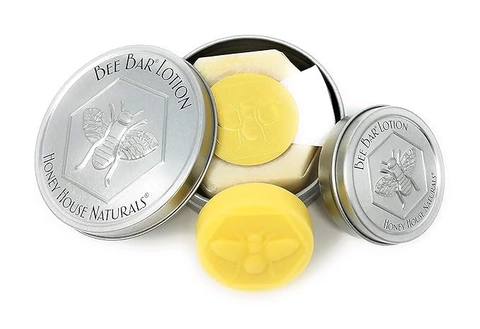 Bee Bar Honey House Naturals Duo – Natural – Small .6 ounce & Large 2 ounce (Natural)-FemmiqueWomen