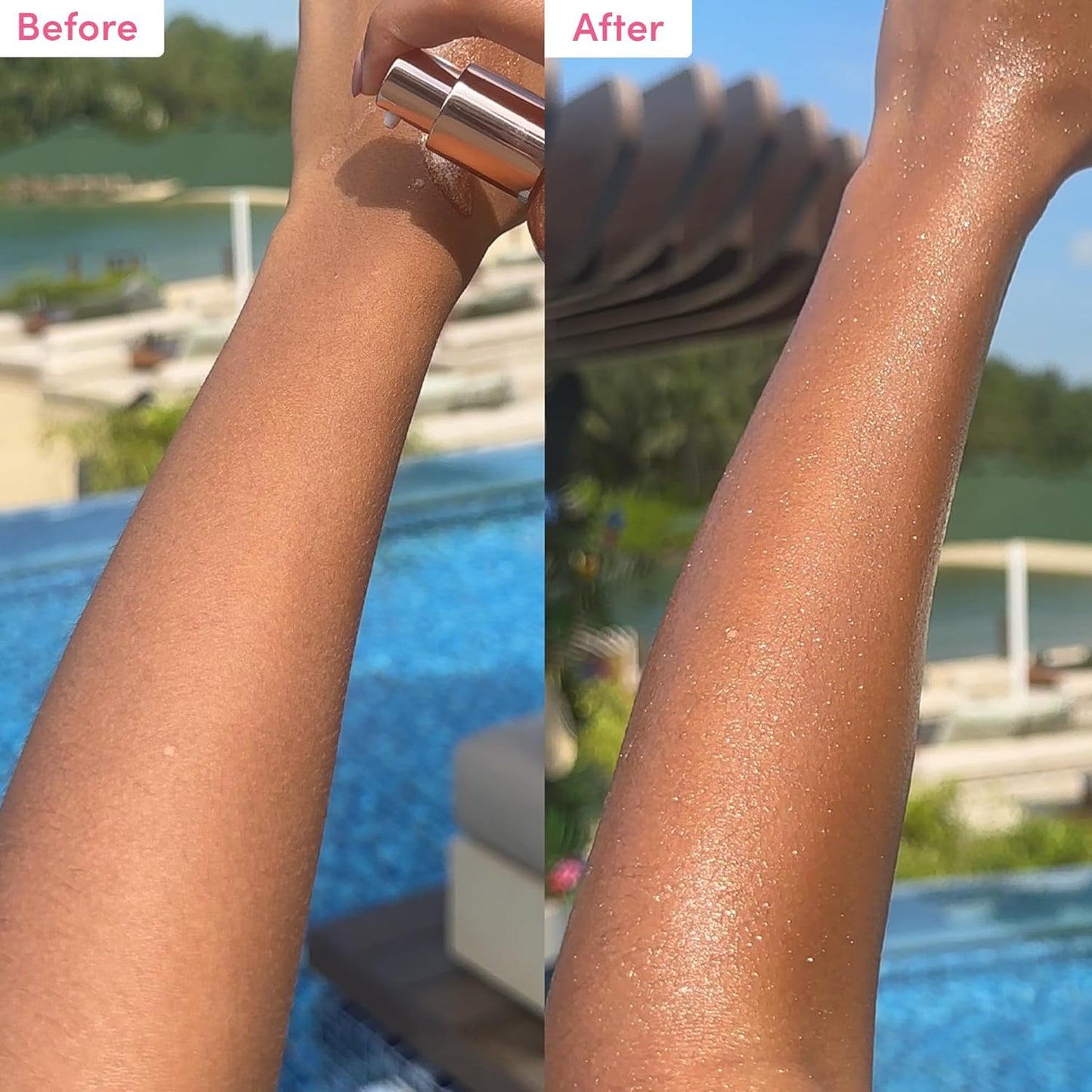 Coco & Eve Antioxidant Glow Shimmer Body Oil - Lightweight Skin Illuminator with Pearlescent Minerals, Natural Glitter, Antioxidants for Shimmering, Moisturizing and Healthy Glow (3.38 Fl Oz)-FemmiqueWomen