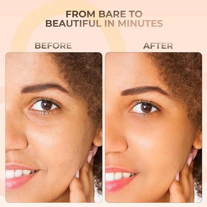 (8 Ounce) (Deep Tan) Foundation Powder Refill By Sweet Face Minerals, Lightweight Mineral Loose Makeup Powder with SPF 20, Full Coverage Flawless Finish, Talc-free, Cruelty-Free, Refillable Pouch-FemmiqueWomen