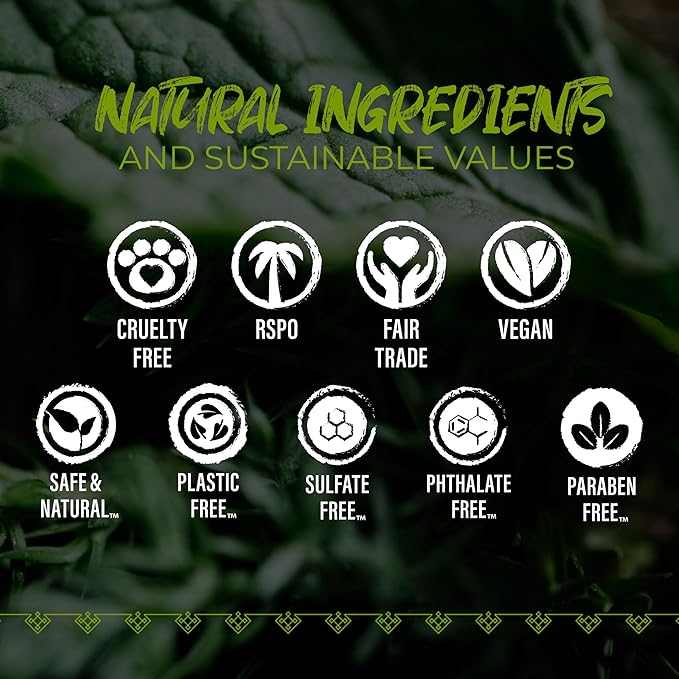 Viori Tea Tree Mint Essential Oil Shampoo Bar Made with Rice Water - Handcrafted All Natural Shampoo Bars - Sulfate Free-FemmiqueWomen