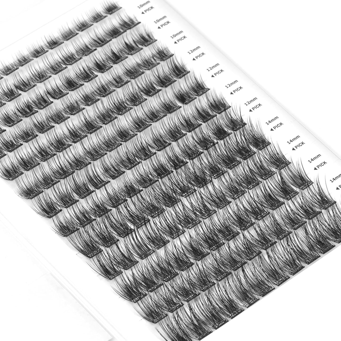 Self Adhesive Eyelashes, 156 PCS Self Adhesive Eyelash Clusters, No Glue Needed, Dual-row Glue Strips Individual Lash Extension Super Sticky Reusable False Lashes (Volume-Mixed)-FemmiqueWomen