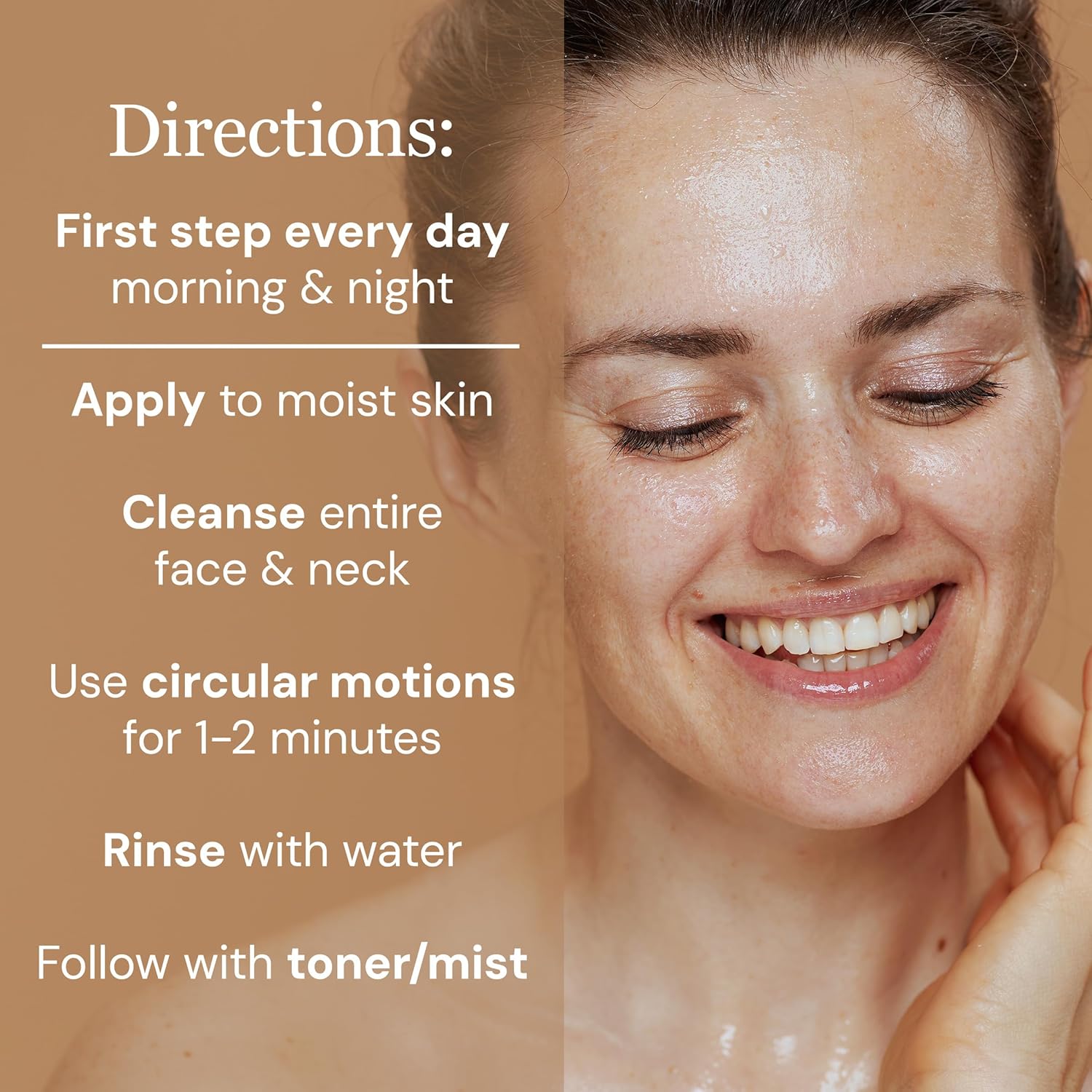 Botanical Cleanser, 8oz – Gentle, Hydrating Face Wash with Spirulina & Willow Bark – Organic and Vegan – Removes Makeup & Impurities – For Normal & Dry Skin-FemmiqueWomen