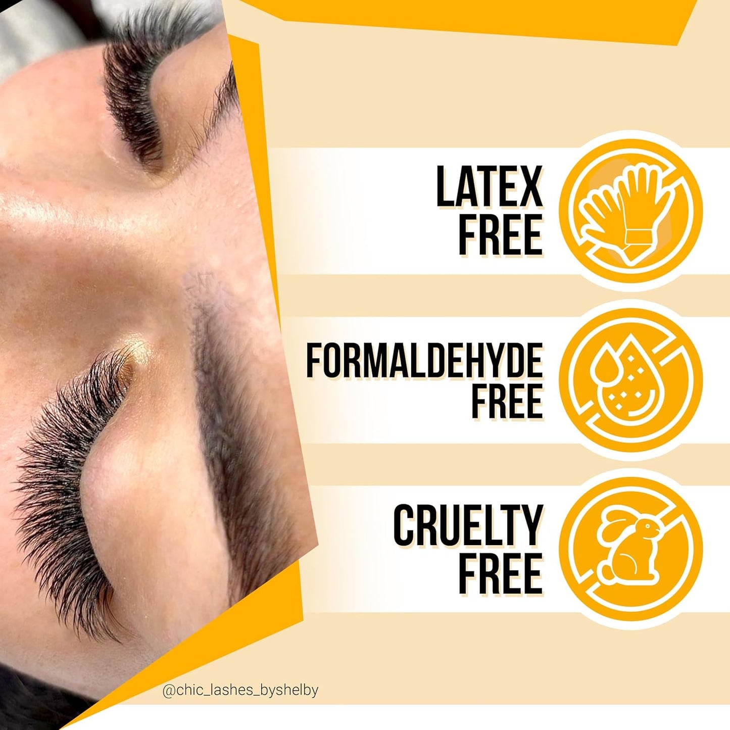 Forabeli Elite Eyelash Extension Glue - 1 Sec Fast Dry, 7 Week Retention, Maximum Bonding Power, Black Lash Adhesive for Professional Use-FemmiqueWomen