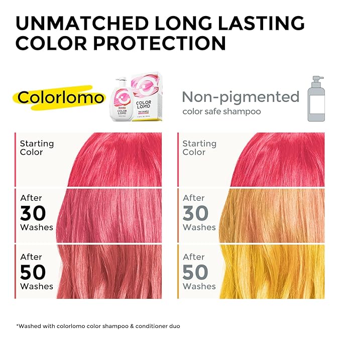 Ultra Color Safe Shampoo | Help Prevent Fading & Provide Subtle Color Replenishment | Prolong Color Vibrancy and Enhance Shine | Vegan & Cruelty-Free Formula | For Pink Color Treated Hair-FemmiqueWomen
