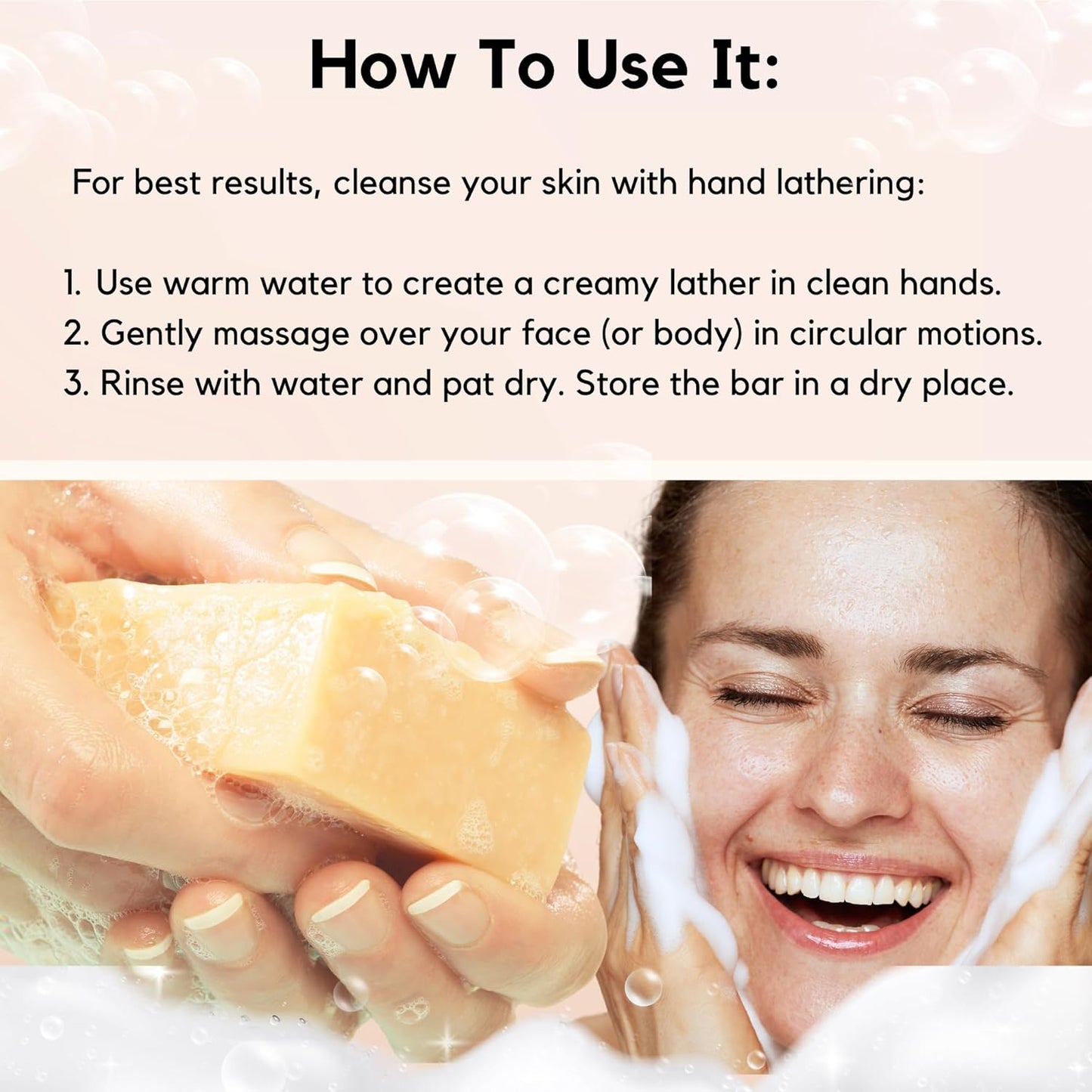 ECO ROOTS 3 Pack Natural Oatmeal Soap Bar – Face & Body Cleansing Bar with Shea Butter & Coconut Oil – Gentle Daily Moisturizing Bars of Soap-FemmiqueWomen