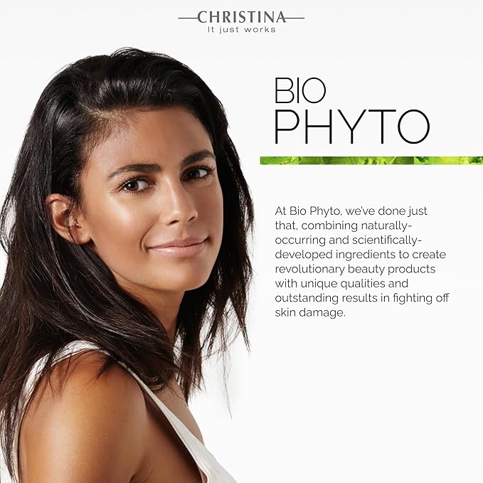 '-CHRISTINA- Biophyto Mild Facial Cleanser with Green Tea and Cucumber Extracts - 250 ml - Soapless Gentle Face Wash and Daily Facial Cleanser for All Skin Types-FemmiqueWomen