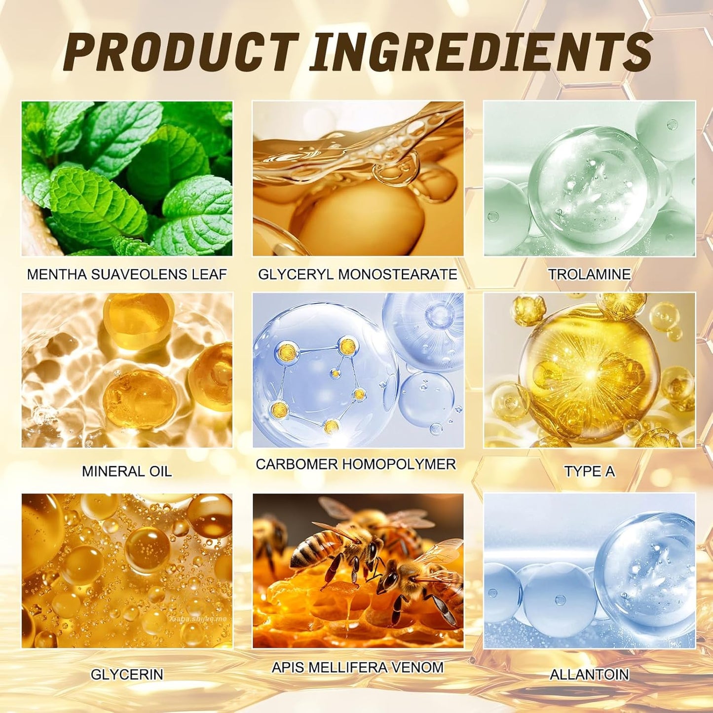 Bee Venom Comprehensive Cream,Bee Venom Skin Treatment Cream,Advanced Firming & Wrinkle-Reducing cream Natural Skin Moisturizer for All Skin Types(2PCS)-FemmiqueWomen