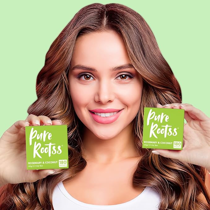 Rosemary Shampoo and Conditioner Bar Set 3 - Hair Growth, Regrowth, and Anti Hair Loss - Natural Solid Shampoo Bars for Women with Straight, Curly Hair for Thinning, Thickening Sulfate & Silicone free-FemmiqueWomen