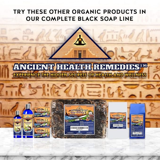 Organic, Anti-Bacterial OSE DUDU LIQUID BLACK SOAP GEL 2 LB (32 oz) Acne Eczema Dry Skin Psoriasis Scar Removal Face and Body Wash Skin Care (GHANA)-FemmiqueWomen