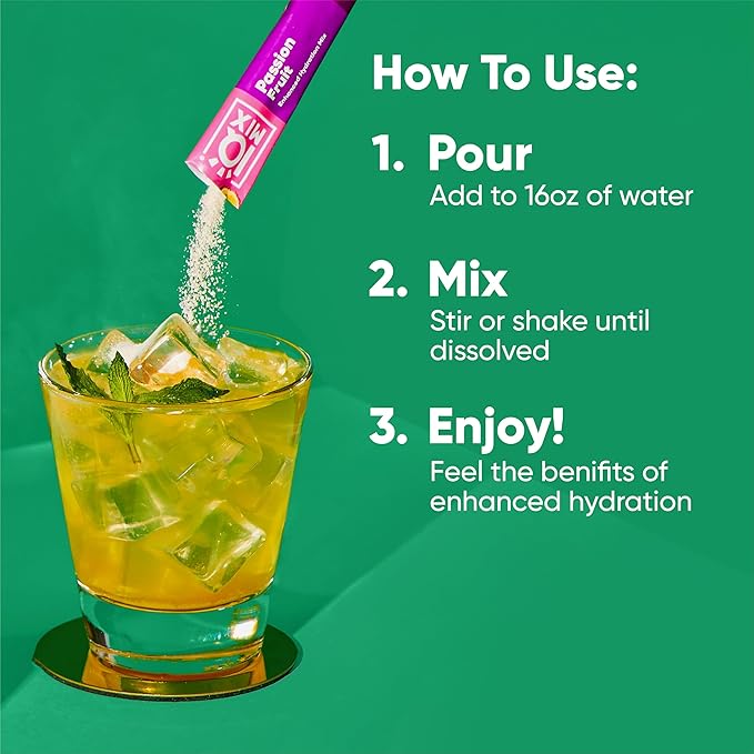 IQMIX Hydration Electrolyte Powder – 4-in-1 Formula for Hydration, Mental Clarity, Mood and Recovery – Sugar-Free Drink Mix, Keto, Magnesium L-Threonate, Lion’s Mane – 20 Count Tropical Variety Pack-FemmiqueWomen