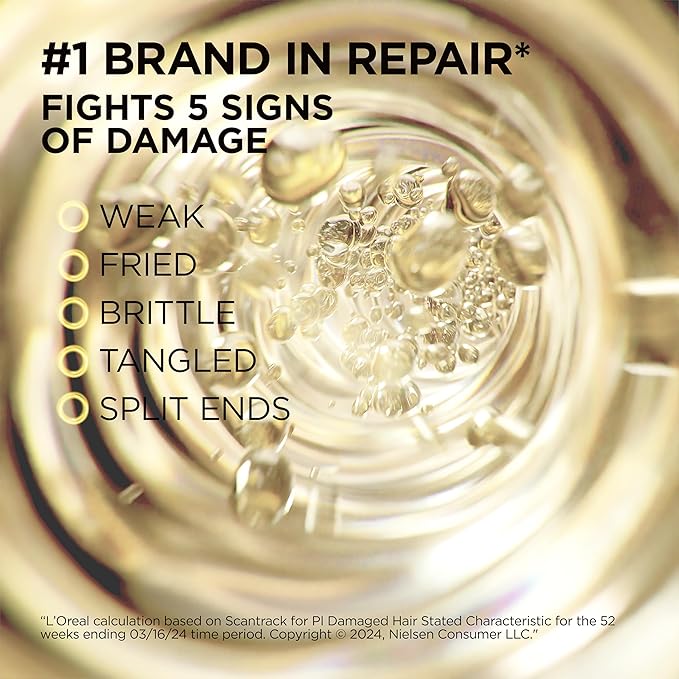 L'Oreal Paris Elvive Total Repair 5 Repairing Shampoo and Conditioner for Damaged Hair, 28 Ounce (Set of 2)(Packaging May Vary)-FemmiqueWomen