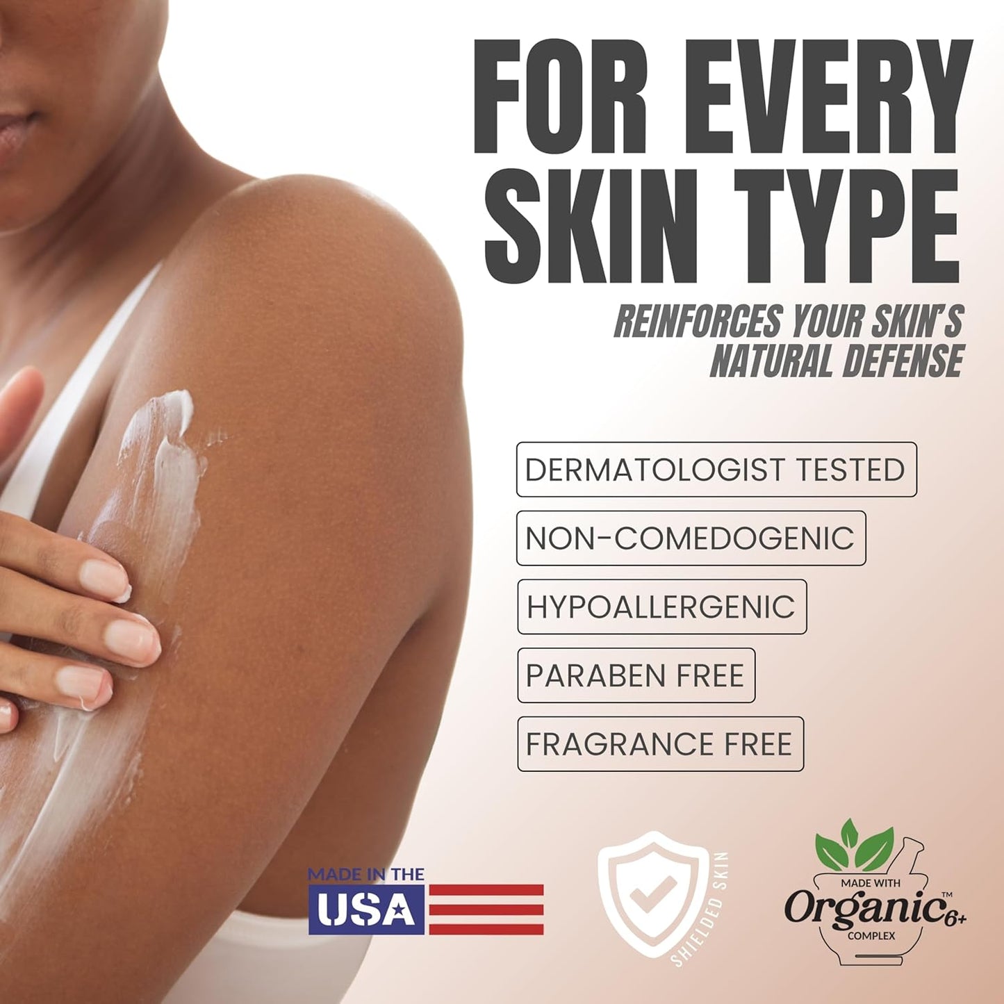 Vitamin C Body Lotion with Ceramides & Stem Cells, Anti-Aging Moisturizer Cream for Noticeably Youthful, Even Skin Tone, Lightweight, Fragrance-Free, 16.9 oz-FemmiqueWomen