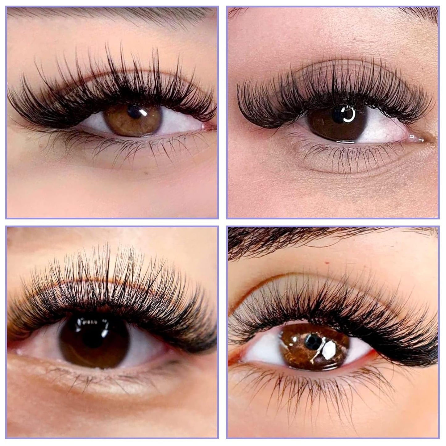 Easy Fan Volume for Lash Artists: Wendy, Handmade Fans for Eyelash Extensions, Self Fanning, Blooming, C-KH, Black, D-0.03-14-20-FemmiqueWomen