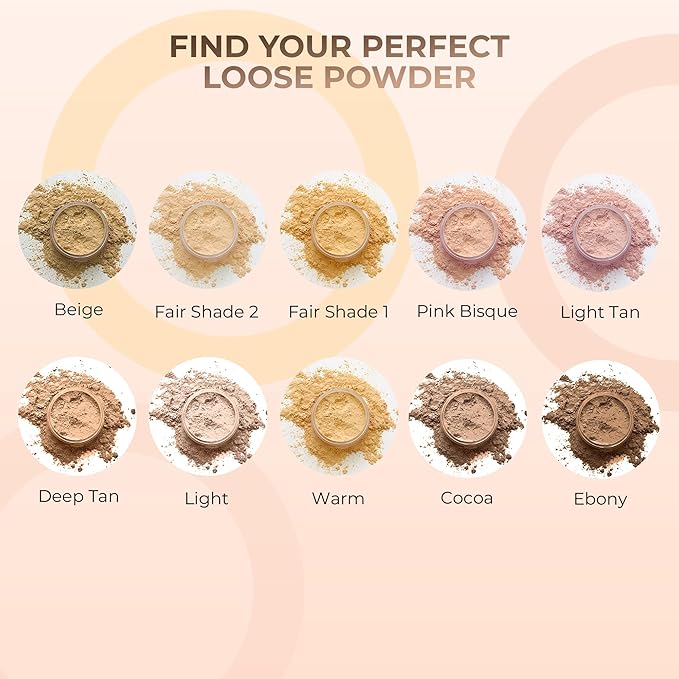 (1 Ounce Bag) BEIGE Foundation Powder Refill By Sweet Face Minerals, Lightweight Mineral Loose Makeup Powder with SPF 20, Full Coverage Flawless Finish, Talc-free, Cruelty-Free, Refillable Pouch-FemmiqueWomen