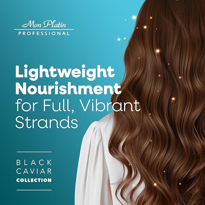 Mon Platin Professional Black Caviar Volumizer Hair Shampoo - For Fine, Thin, Fragile Hair - Enriched with Black Caviar, Hair Shampoo for Damaged hair, Volume Shampoo, SLS/Salt Free 500ML-FemmiqueWomen