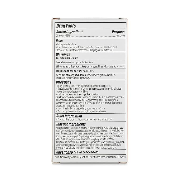 SPF 50 Mineral Sunscreen Stick with Rose Hips Oil, Cruelty Free and Reef Safe, Vegan Blend for Face and Body, Made in USA-FemmiqueWomen