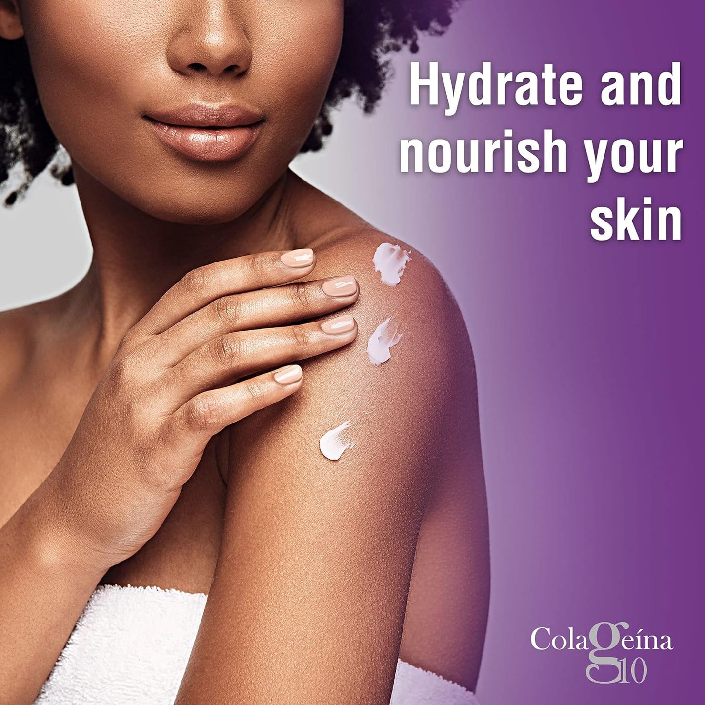 Colageina 10 Ultra Moisturizing Body Lotion (12 fl oz) - French Lavender - Non Greasy, Fast Absorbing, Anti-Aging, Daily Lotion Powered by Hydrolyzed Collagen-FemmiqueWomen