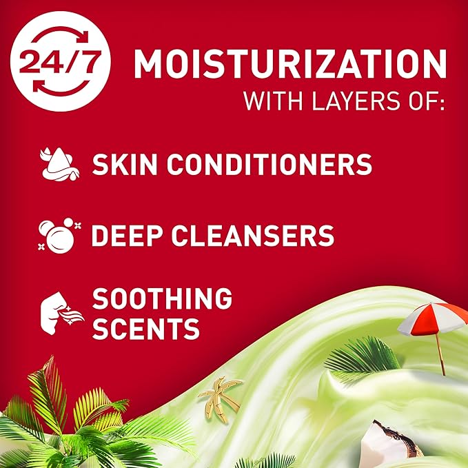 Old Spice Body Wash GentleMan’s Super Hydration for Men, 24/7 Renewing Moisture, Gentle on Skin with Skin Conditioners, Fiji with Palm Tree + Coconut Scent, 20 oz-FemmiqueWomen