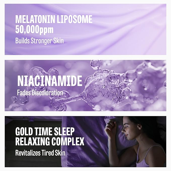 Time Return Melatonin Cream | Face Hydrating Cream & Face Moisturizer for Dry Skin | Relaxing Face Cream for Women & Men | Melatonin Face Cream for Resilient Skin, 1.76 oz-FemmiqueWomen